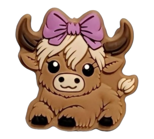 Girl Highland Cow (Purple) Focals