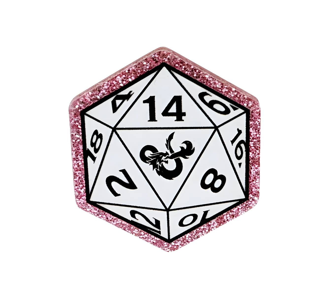 D20 Flatback Acrylics