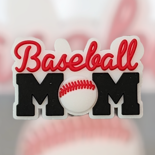 Baseball Mom Focal Bead