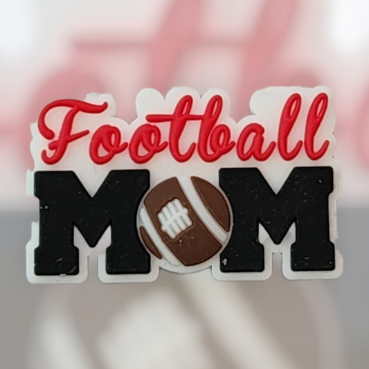 Football Mom Focal Bead