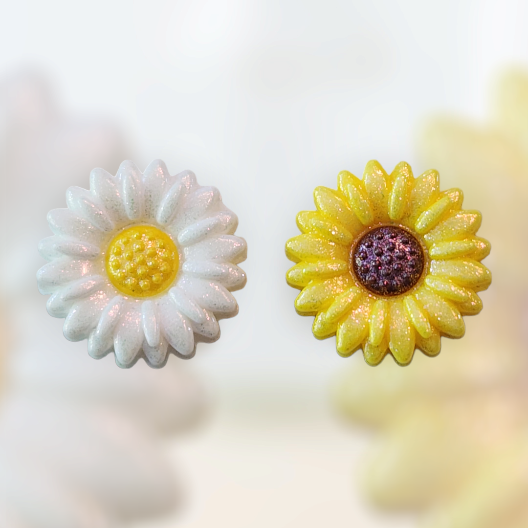 Opal Sunflower 22mm Focal Beads