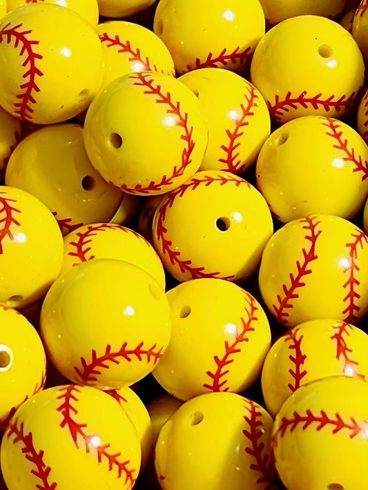 Softball (Bubblegum Beads)