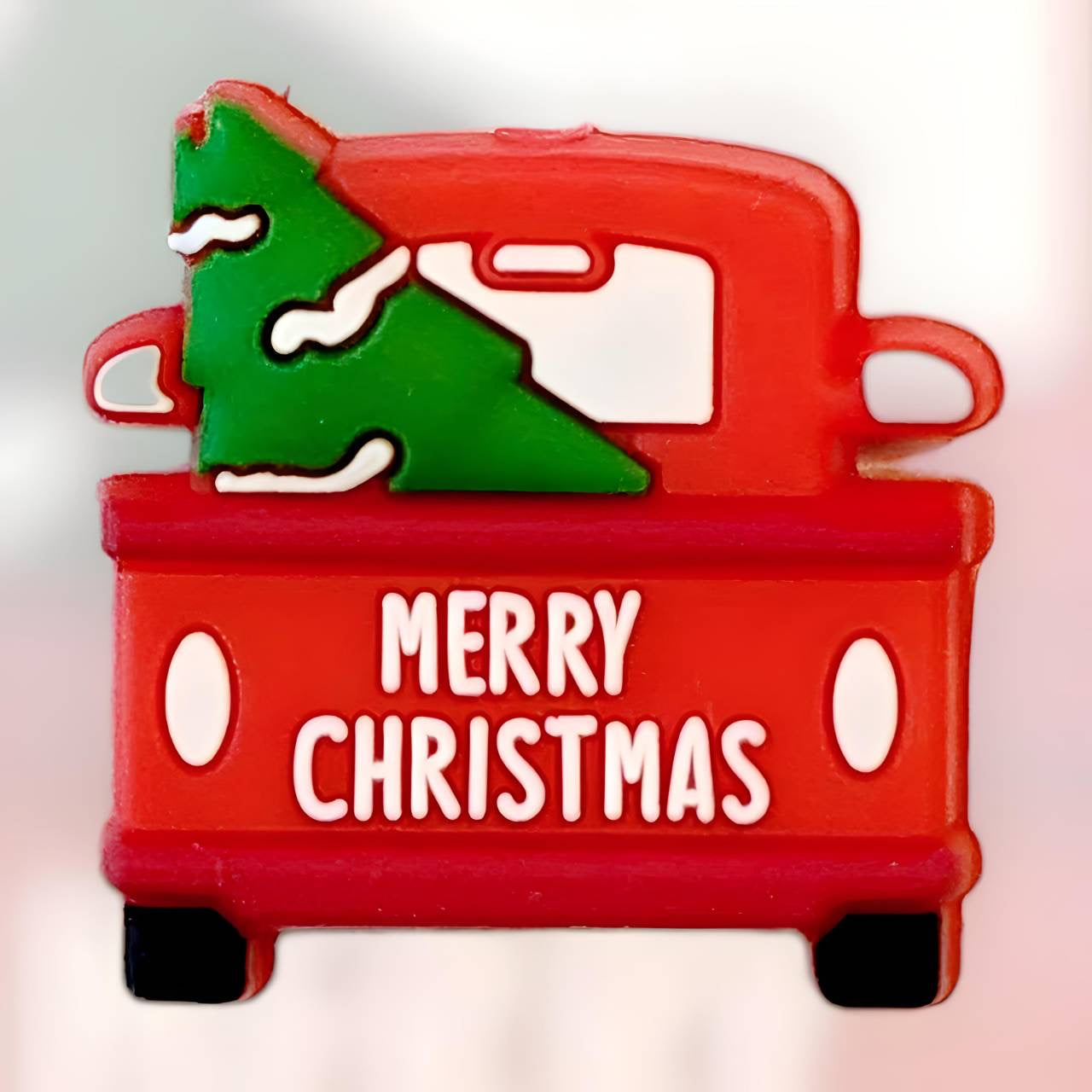 Christmas Truck Silicone Focal