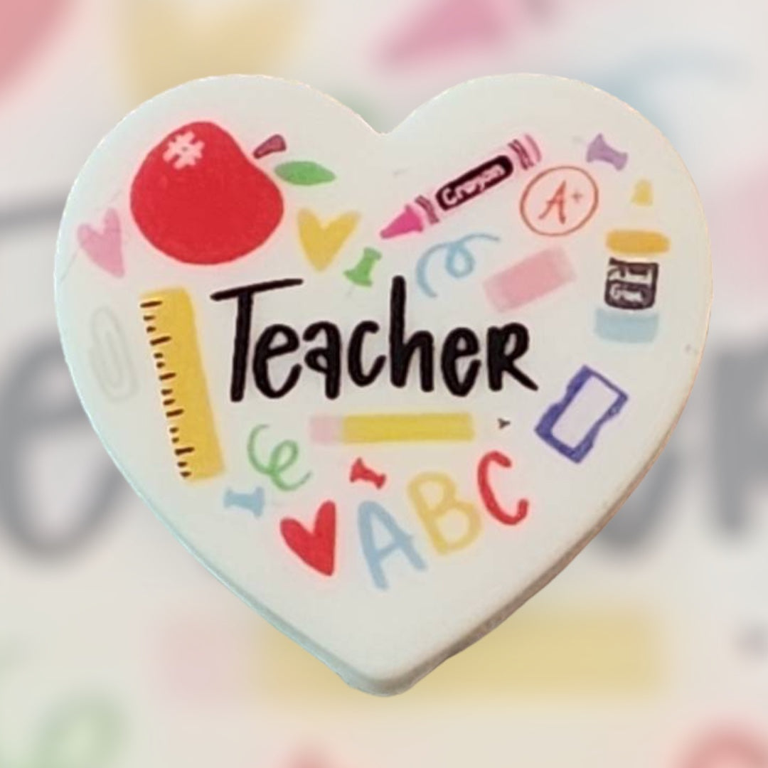 Teacher (Heart Silicone Focal)