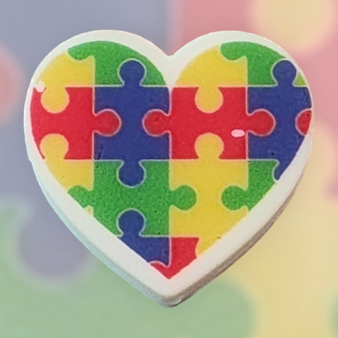 Autism (Heart Silicone Focal)