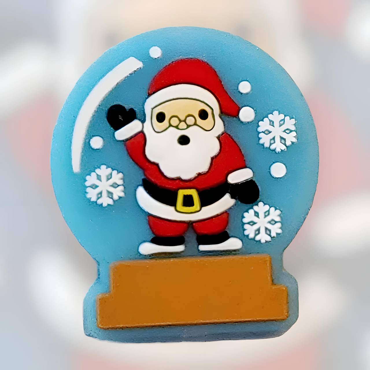 Santa Globe Silicone Focal