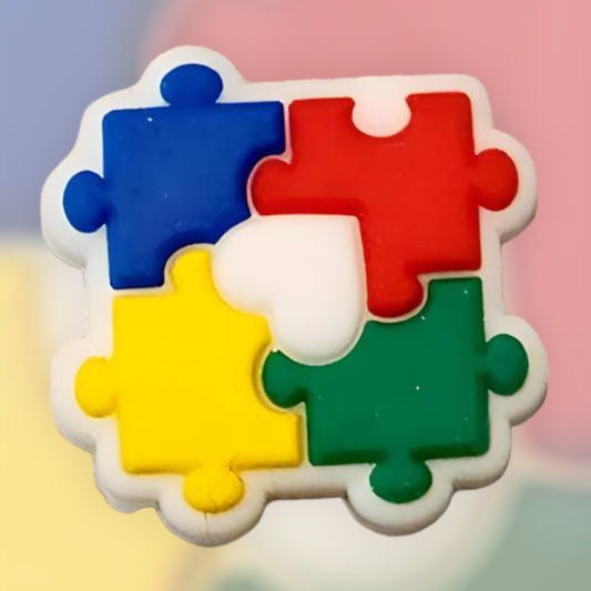 Autism Puzzle Silicone Focal