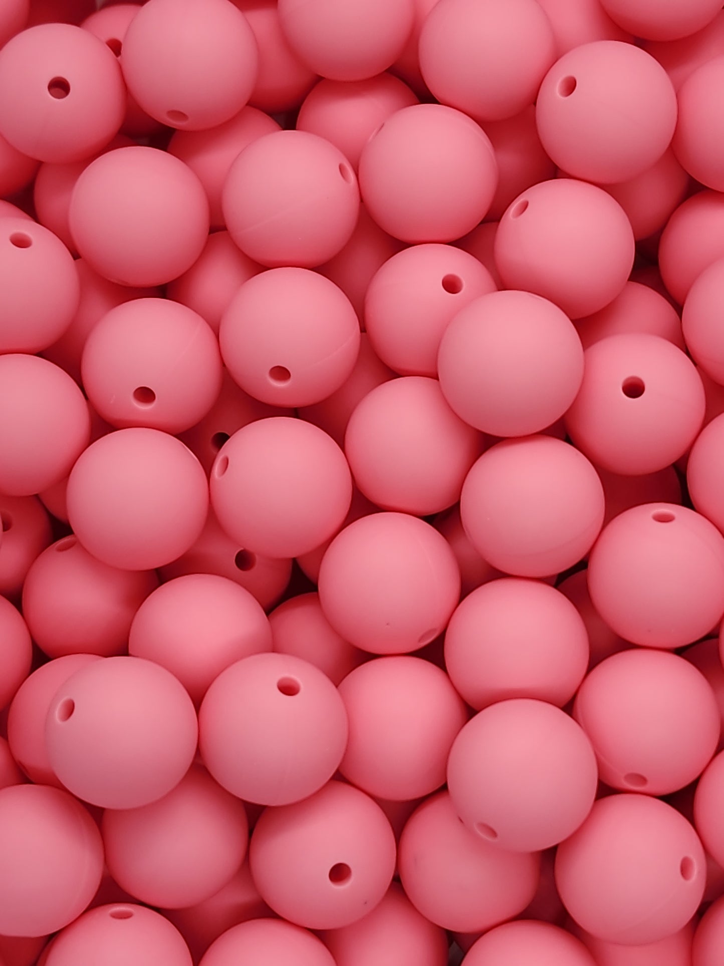 24. Baby Pink 15mm Silicone Beads